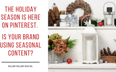 The Holiday Season is Here on Pinterest. Is your Brand Using Seasonal Content?